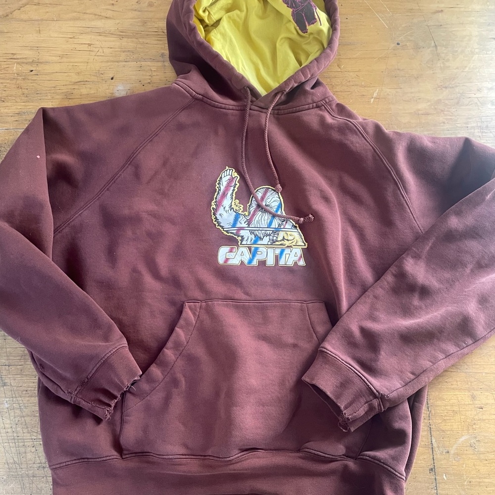 Vintage Capita Snowboarding Hoody Size Small